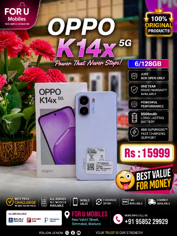 Oppo oppo k14x 6/128 full kit Box 
