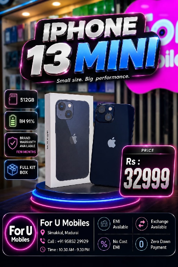 Apple I phone 13 mini 512gb Full kit Box