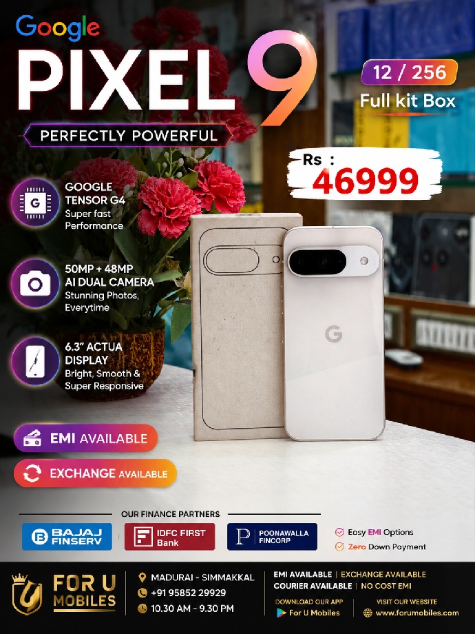Google Pixel 9 12 / 256 Full kit Box 1 month warranty available