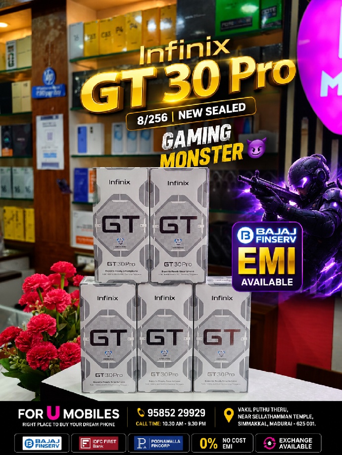 Infinix Infinix gt 30 pro 8/256 New Sealed. emi available exchange available