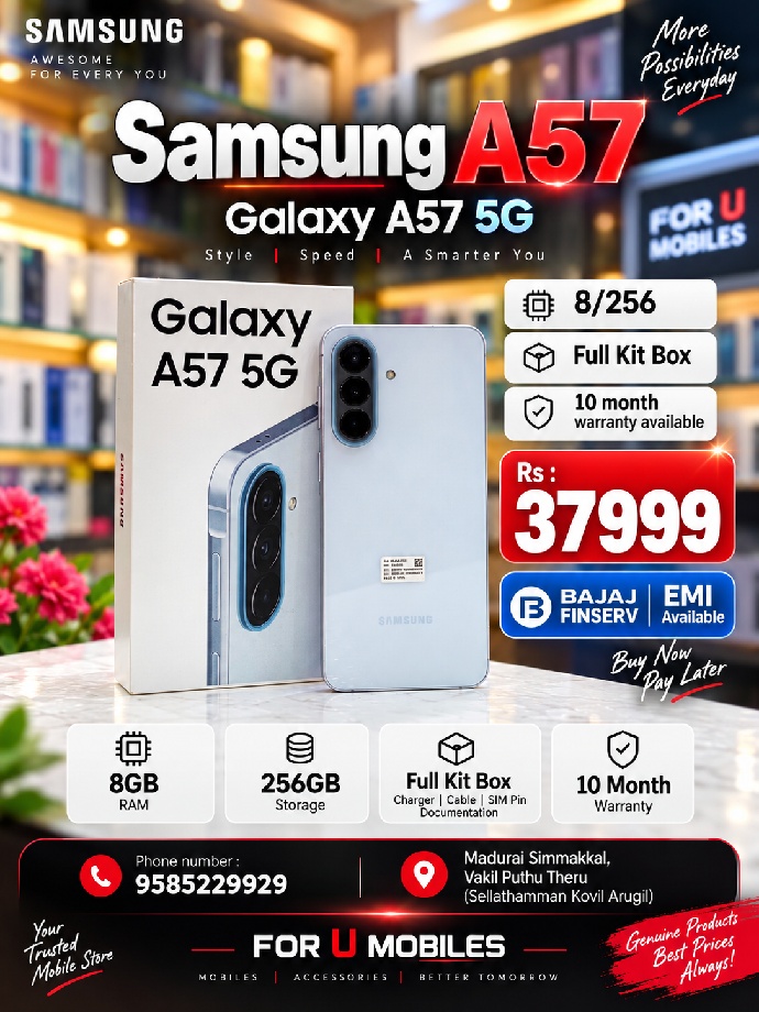 Samsung Samsung A 578/256 Full kit Box Samsung Grand warranty available in 10 month