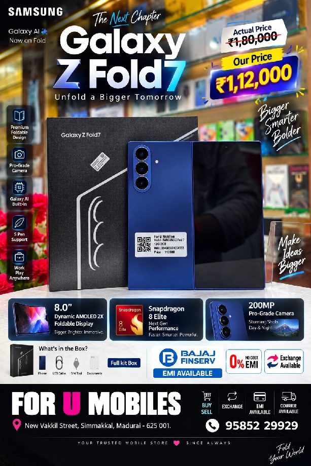 Samsung Samsung fold 7 512gb Full kit Box. brand new condition 