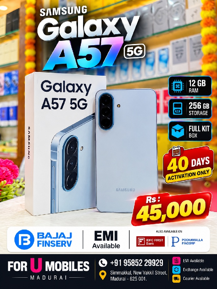 Samsung Samsung A57 12 / 256 Full kit Box brand new condition 10 month warranty available