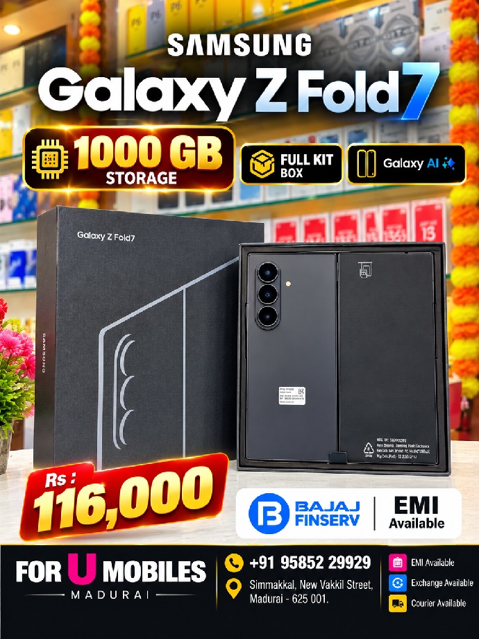 Samsung Same Fold 7. ( 1000gb ) Full kit Box brand new condition