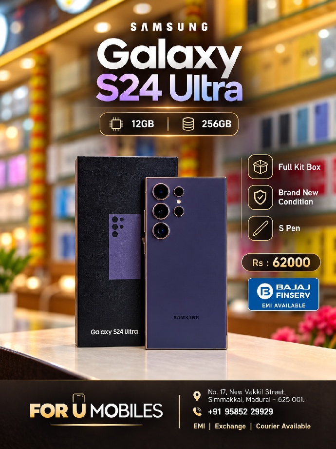 Samsung Samsung s24 ultra 12 /256 Full kit Box brand new condition